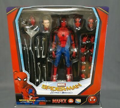 mafex spider man homecoming figure