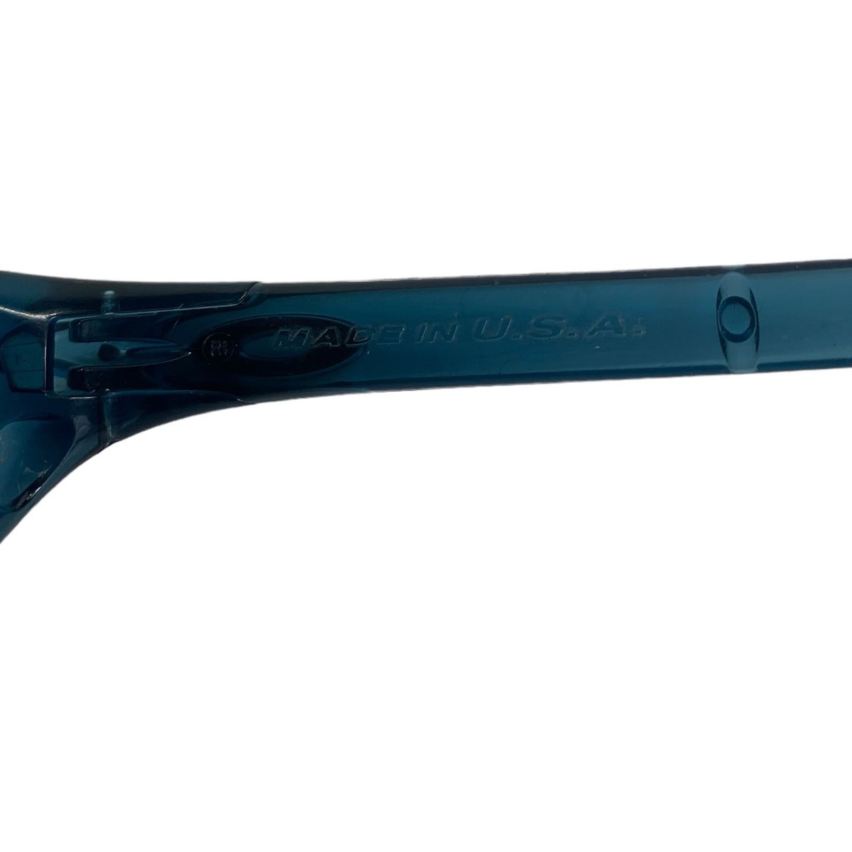 Vintage Oakley Four S Blue Plastic 2000's Unisex Made In USA