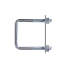 Hillman 5/16-18 x 3 x 2" Square U-Bolt w/Plated and Hex Nuts, Zinc-Plated