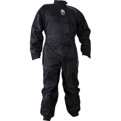 RICHA TYPHOON RAIN WATERPROOF MOTORCYCLE OVERALL ONE PIECE SUIT BLACK