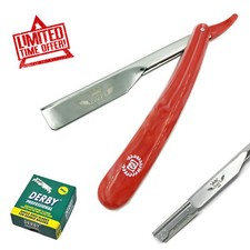SMART CUT THROAT SHAVETTE STRAIGHT RAZOR BARBER SALON + 100 BLADES FREE SHIPPING