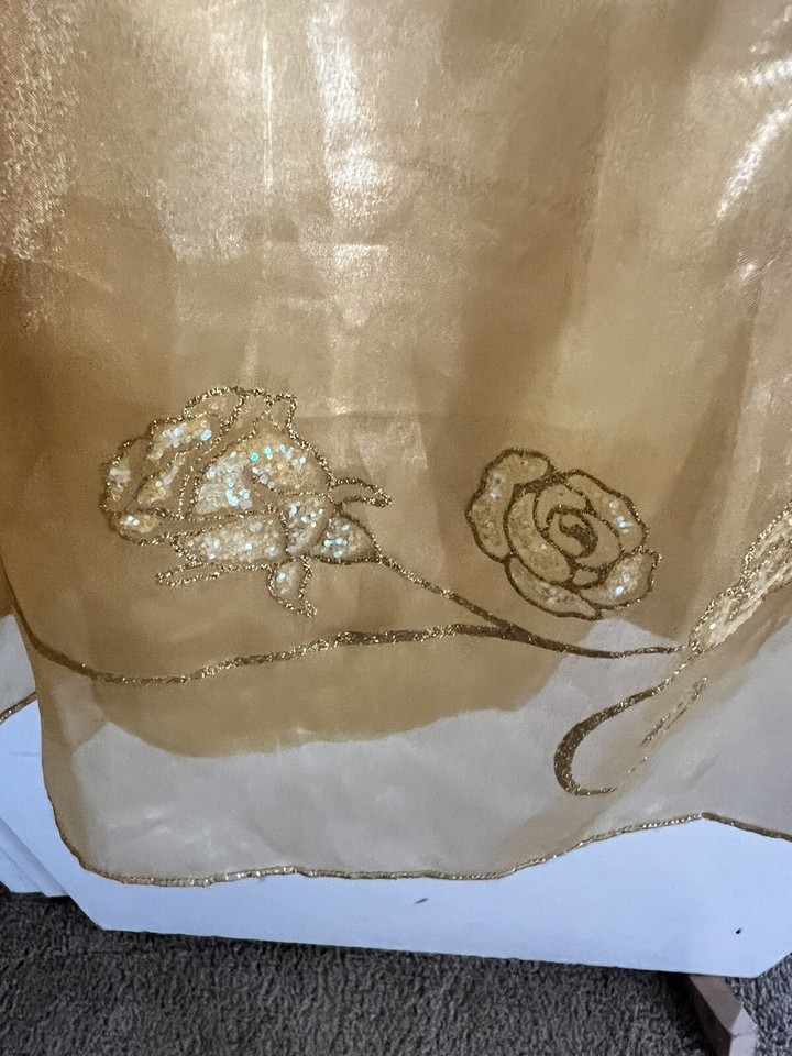 Disney Belle Beauty And The Beast Halloween Dress Up Colsplay Dress