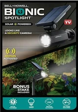 Bell + Howell Bionic Spotlight LED Solar Powered Motion Activated Outdoor Light