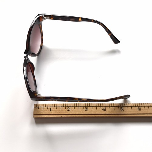 Cole Haan Womens Sunglasses Modern Tortoiseshell Frames with Brown Lenses - Picture 8 of 12
