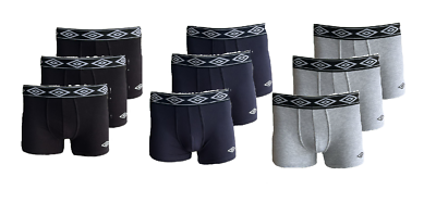 UMBRO Herren Retroshorts 3er-Pack – Bequeme, Atmungsaktive Boxershorts Für Sport & Alltag