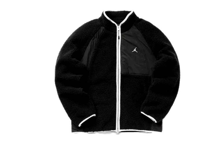 NEW* Men NIKE Air Jordan Essentials Full Zip up Winter Fleece Blk