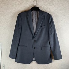 Banana Republic x Marzotto Blazer Jacket Men's 40 Gray Wool Modern Slim Fit 9660