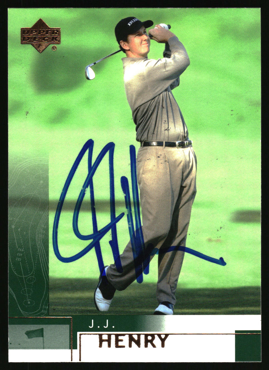 J.J. Henry Autographed 2002 Upper Deck Card #39