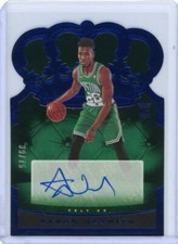 2020-21 Panini Crown Royale Blue Rookie Auto #RCA-NES Aaron Nesmith #39/75