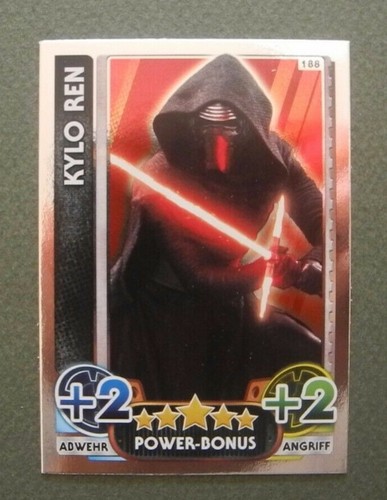Star Wars Force Attax Movie 4 Erwachen der Macht Topps 2015 Limitierte Rainbow - Picture 34 of 70