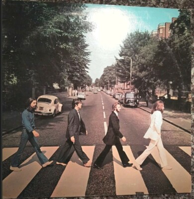 The Beatles Repro Abbey Road Poster Print 2002 Apple Funky New | eBay