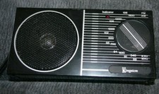 Vintage Kingston Portable AM/FM Radio Model 838 a3 tested cleaned Handheld
