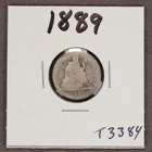 1889 10c Seated Liberty Silver Dime - Value Coin - SKU-T3384