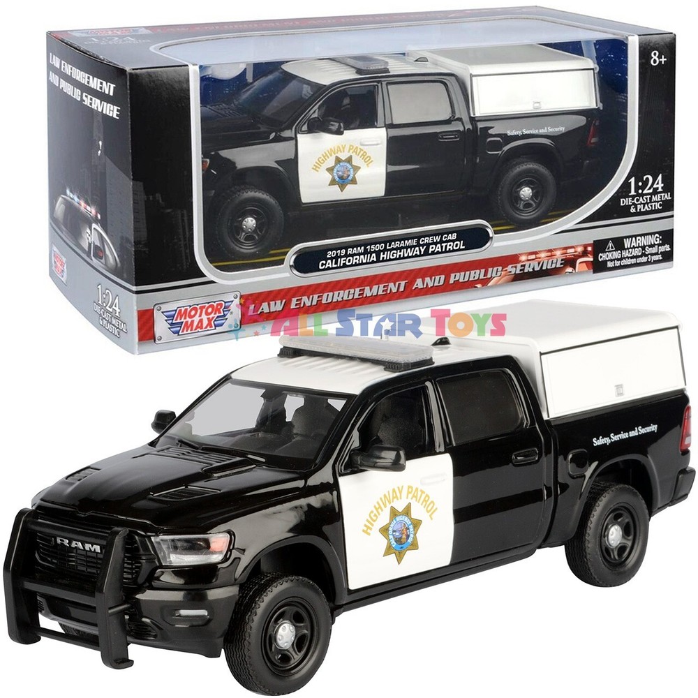 2019 Ram 1500 California Highway Patrol CHP Police Pickup 1/24 Motormax 76997