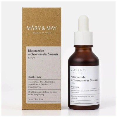 Mary&May Niacinamide + Chaenomeles Sinensis Serum, Korean Cosmetics, Beauty, Probe
