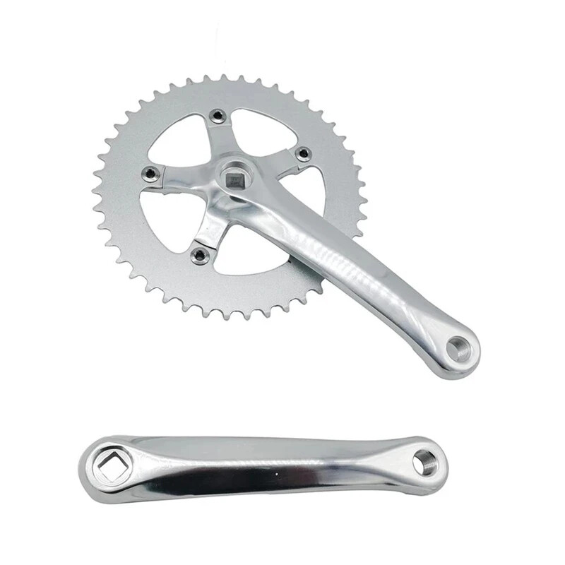 Single Speed Bike Crankset Fixed Gear Chainwheel Wheel 170mm Crank