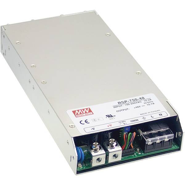 Mean Well RSP-750-48   Alimentatore a commutazione. 15.7 A 753.6 W 48 V/DC 1 pz.