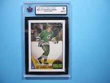 1987/88 O-PEE-CHEE NHL HOCKEY CARD #23 ULF SAMUELSSON ROOKIE RC KSA 9 MINT OPC