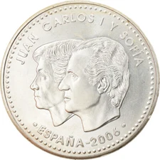 [#916306] Spain, 12 Euro, 2006, Madrid, MS(63), Silver, KM:1113