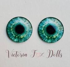 Blythe Doll Eyechips Green Realistic Eye Chips 14mm Custom Furby Ooak Blythe Bjd