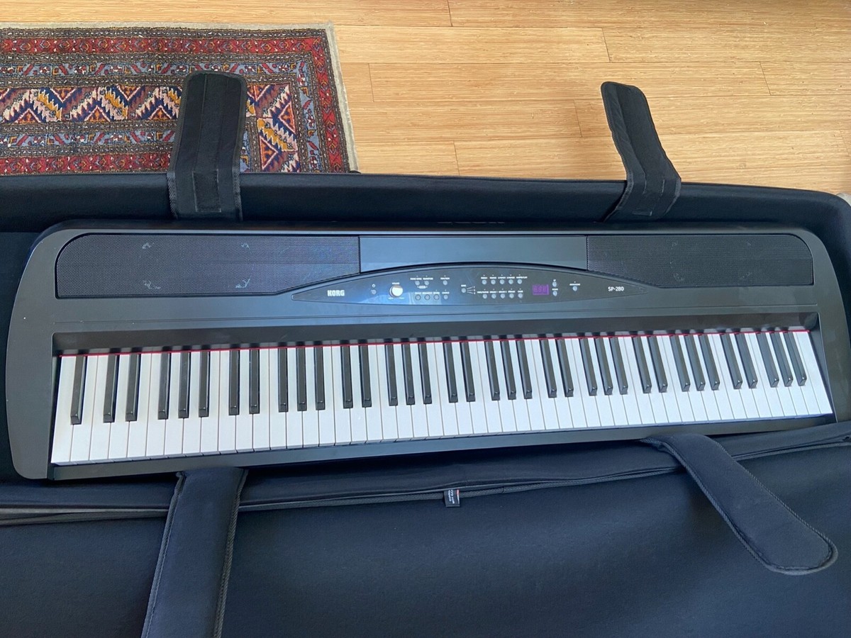 KOGR SP-280 良品 Korg SP280BK SP-280 - 88 Key Piano - Black | eBay