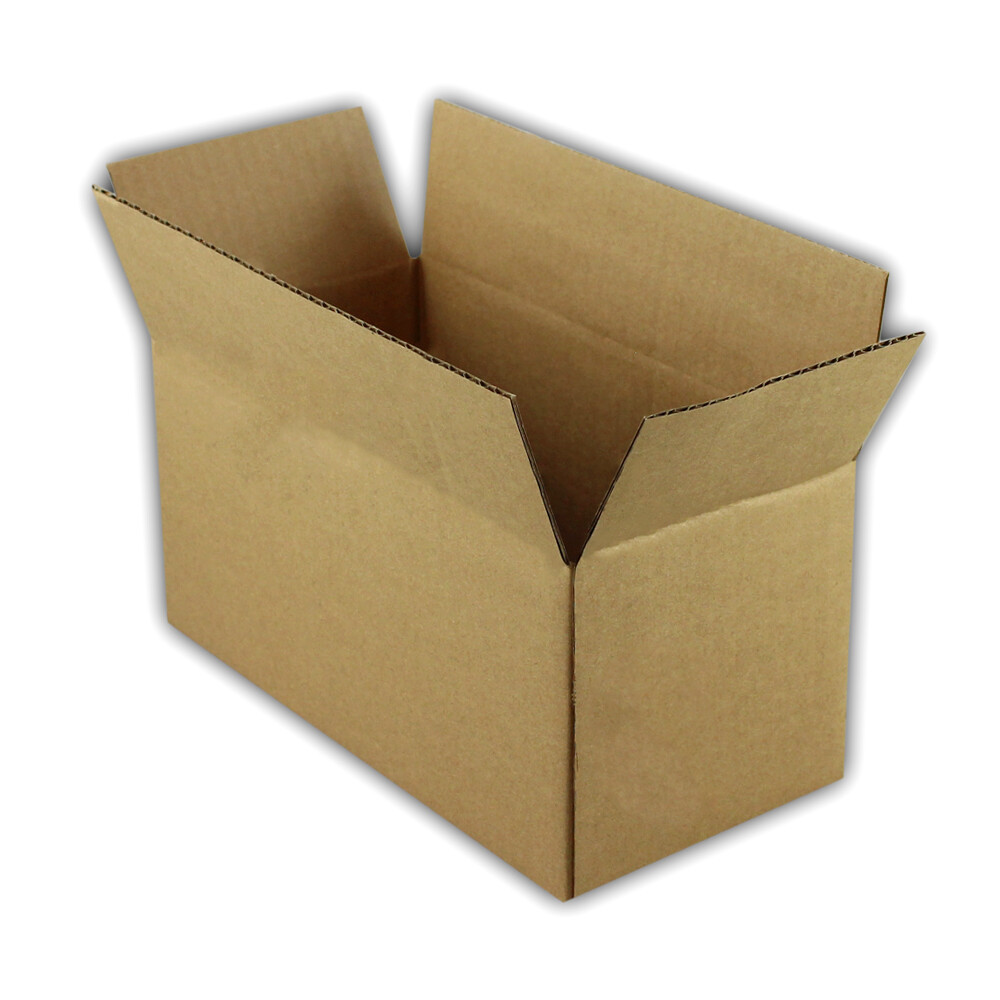 200 Pack 6x4x4 EcoSwift Corrugated Cardboard Boxes, Small Mailing Boxes For Shipping, Brown
