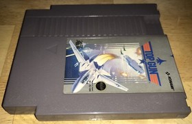 TOP GUN Nintendo NES Flight Action Shooter Game CART SHOWN WORKING! Konami 1987