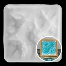 SMALL Square Water Sculpture Silicone Mold AU