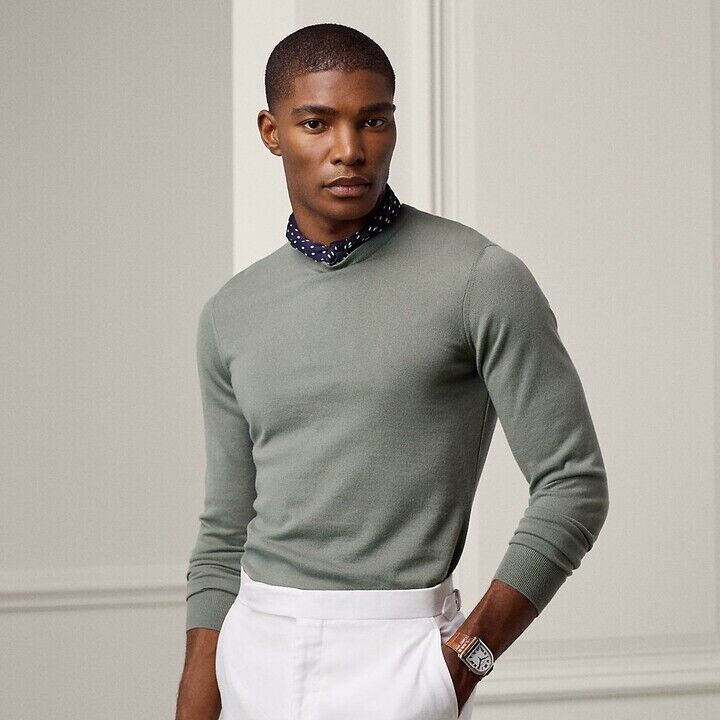 Ralph Lauren Purple Label Mens Blue Green Purple Cashmere Ralph Lauren Purple Label Mens Blue Green Purple Cashmere
