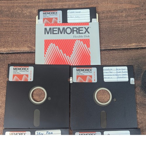 Memorex 5.25" Floppy Disks Double Density Vintage Data Storage Media Lot - Afbeelding 2 van 6