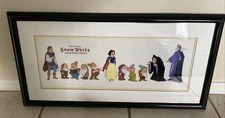 Snow White and Seven Dwarfs Evil Queen Witch Prince Disney  LE Sericel - COA