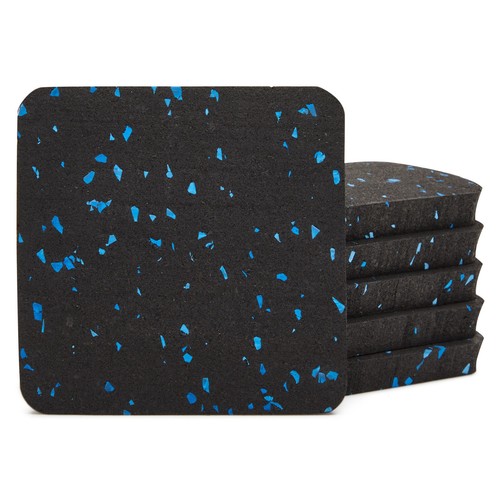 Exercise Equipment Mats for Home Gym (3.94 x 3.94 x 0.5 In, 6 Pack)