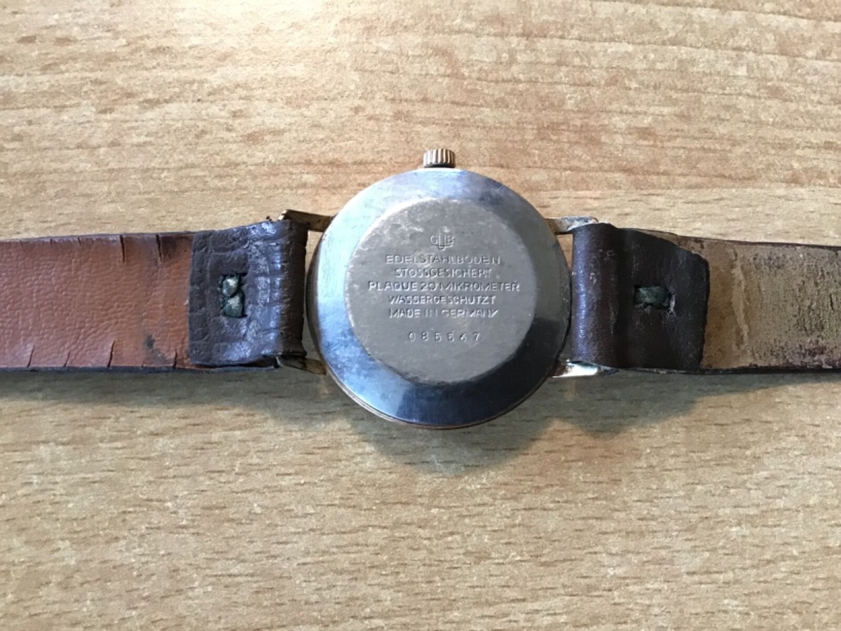 Herren Armbanduhr Glashütte Spezimatic - 26 RUBIS - Plaque 20 