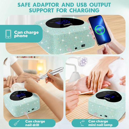 UV Light for Nails, 72W Cordless UV LED Nail Lamp Nail Dryer with Touch Displ... - Picture 7 of 7