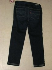 Levi's Girls Super Stretchy Legging/Jegging Dark Blue Sz 4/10/12R - NWT 36