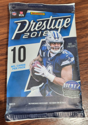 2018 Prestige Football 10 Card Pack: Complete Checklist within lot info