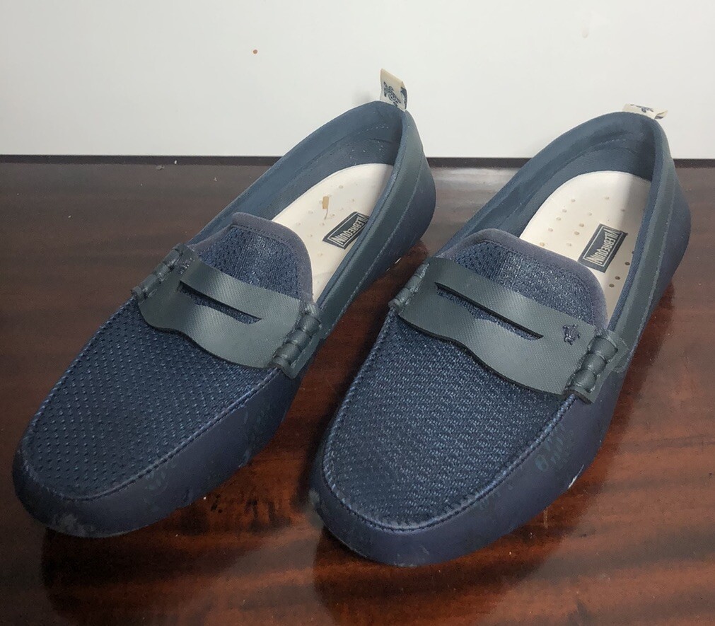 Vilebrequin Men’s Navy Boat Shoes Size 7 Vilebrequin Designer Navy Cupsole Shoe main image 4