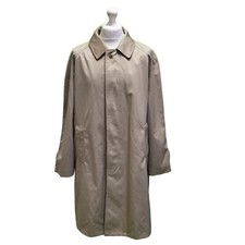 Vintage Trench Coat Mac Crossfell Grenfell Jacket Jacket Plaid Lining 70s M / L