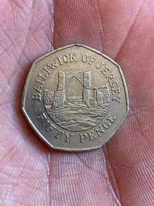 bailiwick of jersey 50p 1998