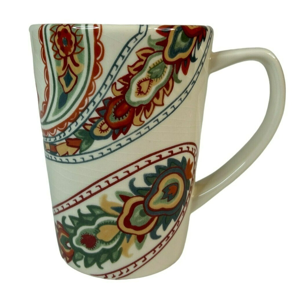 One Tabletops Gallery Mug Multi Paisley eBay