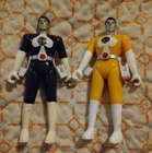 Set Of 2 Vintage Mighty Morphin POWER RANGERS KO Action Figures Knockoff