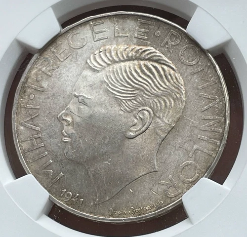1941 ROMANIA 500 Lei - NGC MS62 - Nice luster and patina