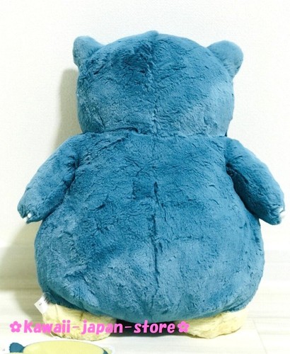 Pokemon Center Original Fluffy Hugging Plush Doll Snorlax with Tag 16.5" 42cm - Picture 4 of 12