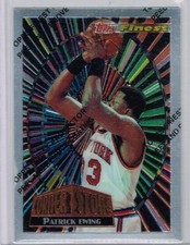 1994-95 Topps Finest Corner Stone Patrick Ewing #CS3 HOF    2849*