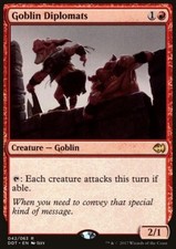 Goblin Diplomaten ~ Duel Decks [ Excellent ] [ Magic MTG ]