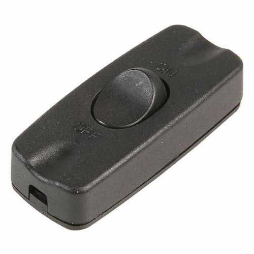 2A Inline Rocker Switch For Lamp Black With Screw Fittings with ...