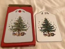 Nikko Co Japan Ceramic Multicolor Christmas Snack/Cheese Board 9” * 5 3/4"