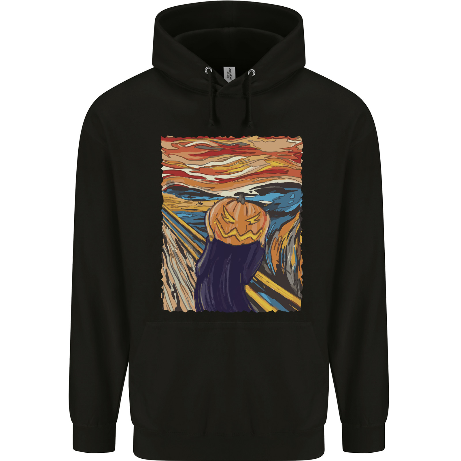 Sudadera con capucha Pumpkin Scream Painting Halloween para niños