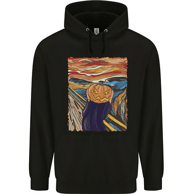 Kürbis Schrei Malerei Halloween Kinder Kids Hoodie