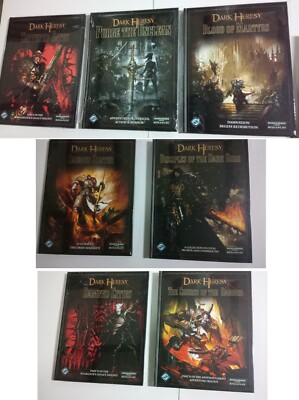 Dark Heresy RPG Lot of 7 Books Brand New Hardcovers Warhammer 40k Roleplaying